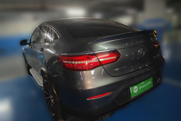 Used Mercedes-Benz GLC Coupe AMG 2017 AMG GLC 43 4MATIC Coupe SUV Rear Left 45 Deg