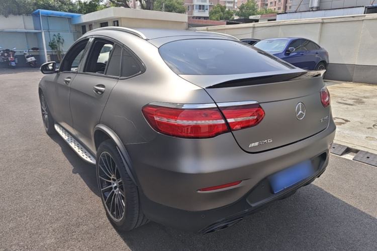 Used Mercedes-Benz GLC Coupe AMG 2017 AMG GLC 43 4MATIC Coupe SUV Rear Left 45 Deg