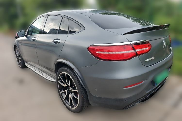 Used Mercedes-Benz GLC Coupe AMG 2017 AMG GLC 43 4MATIC Coupe SUV Special Edition Rear Left 45 Deg