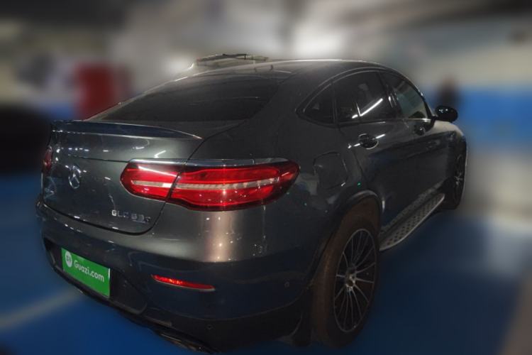 Used Mercedes-Benz GLC Coupe AMG 2017 AMG GLC 43 4MATIC Coupe SUV Rear Right 45 Deg