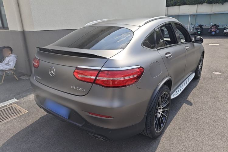 Used Mercedes-Benz GLC Coupe AMG 2017 AMG GLC 43 4MATIC Coupe SUV Rear Right 45 Deg