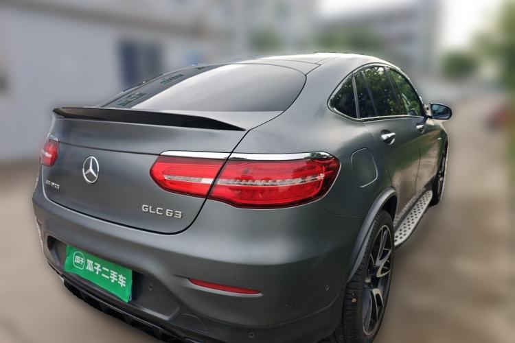 Used Mercedes-Benz GLC Coupe AMG 2017 AMG GLC 43 4MATIC Coupe SUV Special Edition Rear Right 45 Deg