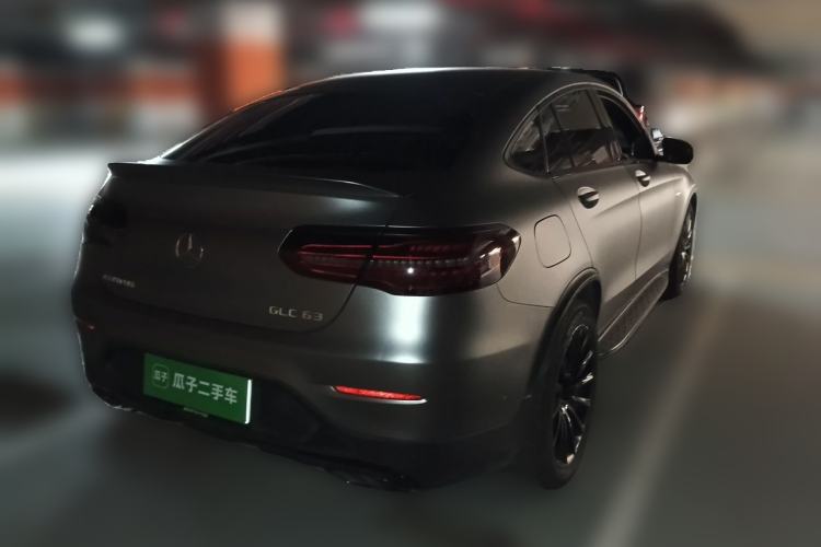 Used Mercedes-Benz GLC Coupe AMG 2017 AMG GLC 43 4MATIC Coupe SUV Rear Right 45 Deg