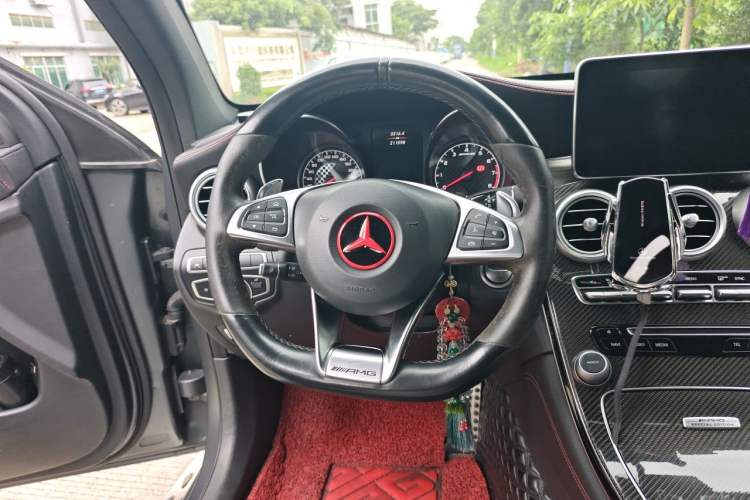 Used Mercedes-Benz GLC Coupe AMG 2017 AMG GLC 43 4MATIC Coupe SUV Special Edition Steering Wheel