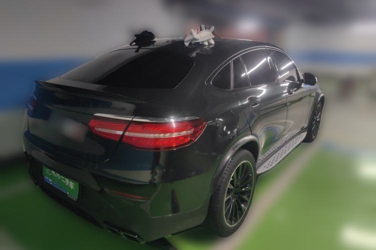 Used Mercedes-Benz GLC Coupe AMG 2017 AMG GLC 43 4MATIC Coupe SUV Rear Right 45 Deg