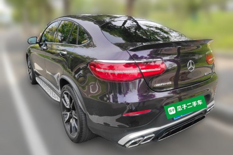 Used Mercedes-Benz GLC Coupe AMG 2017 AMG GLC 43 4MATIC Coupe SUV Rear Left 45 Deg