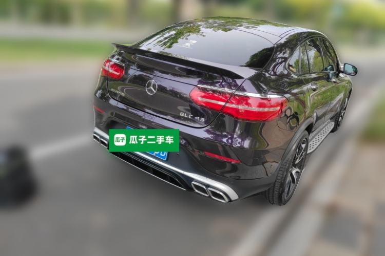 Used Mercedes-Benz GLC Coupe AMG 2017 AMG GLC 43 4MATIC Coupe SUV Rear Right 45 Deg