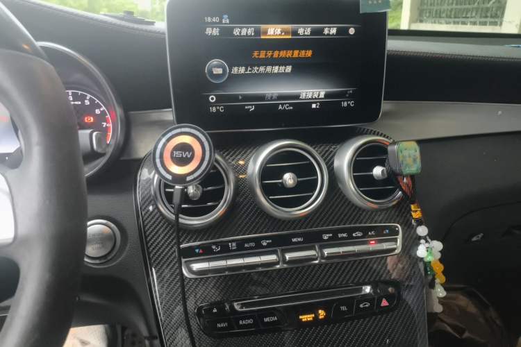 Used Mercedes-Benz GLC Coupe AMG 2017 AMG GLC 43 4MATIC Coupe SUV Special Edition Audio And AC Panel