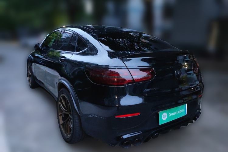 Used Mercedes-Benz GLC Coupe AMG 2017 AMG GLC 43 4MATIC Coupe SUV Special Edition Rear Left 45 Deg