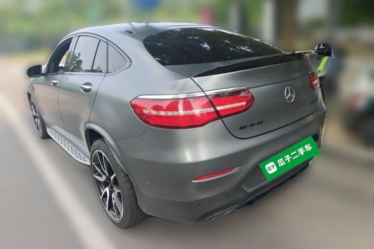 Used Mercedes-Benz GLC Coupe AMG 2017 AMG GLC 43 4MATIC Coupe SUV Special Edition Rear Left 45 Deg
