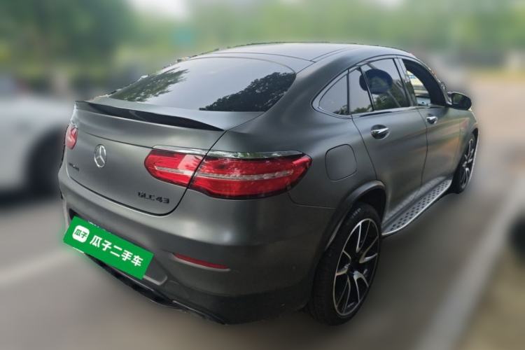 Used Mercedes-Benz GLC Coupe AMG 2017 AMG GLC 43 4MATIC Coupe SUV Special Edition Rear Right 45 Deg