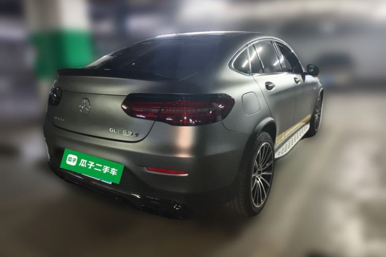 Used Mercedes-Benz GLC Coupe AMG 2017 AMG GLC 43 4MATIC Coupe SUV Rear Right 45 Deg