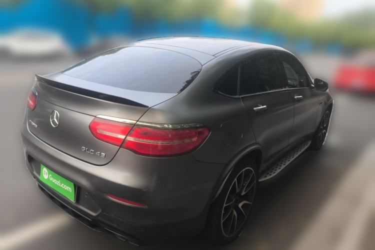 Used Mercedes-Benz GLC Coupe AMG 2017 AMG GLC 43 4MATIC Coupe SUV Special Edition Rear Right 45 Deg