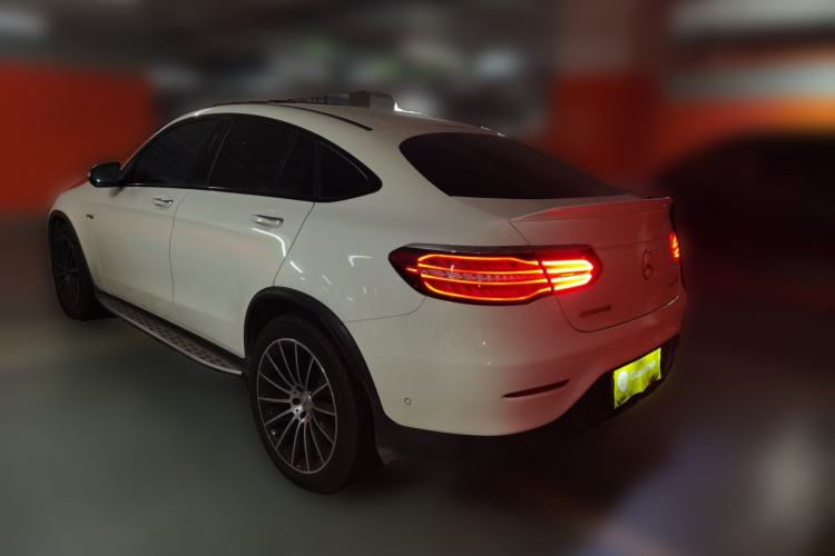 Used Mercedes-Benz GLC Coupe AMG 2017 AMG GLC 43 4MATIC Coupe SUV Rear Left 45 Deg