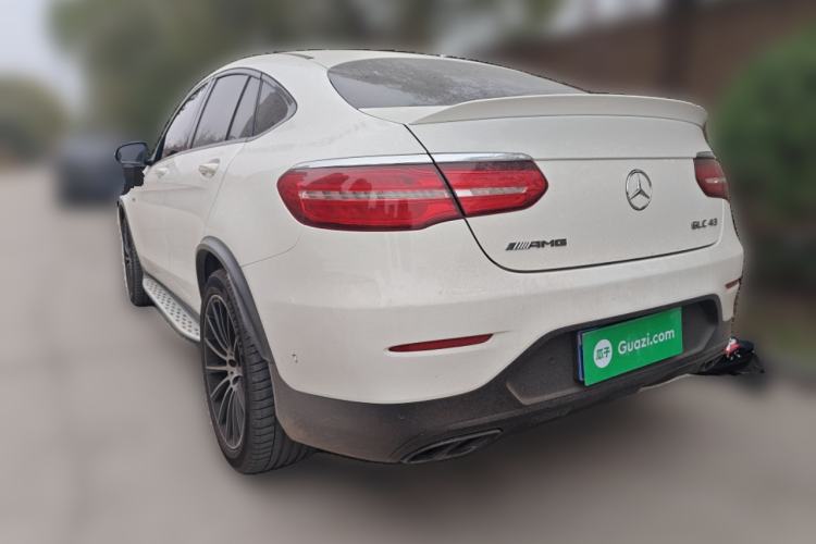Used Mercedes-Benz GLC Coupe AMG 2017 AMG GLC 43 4MATIC Coupe SUV Rear Left 45 Deg