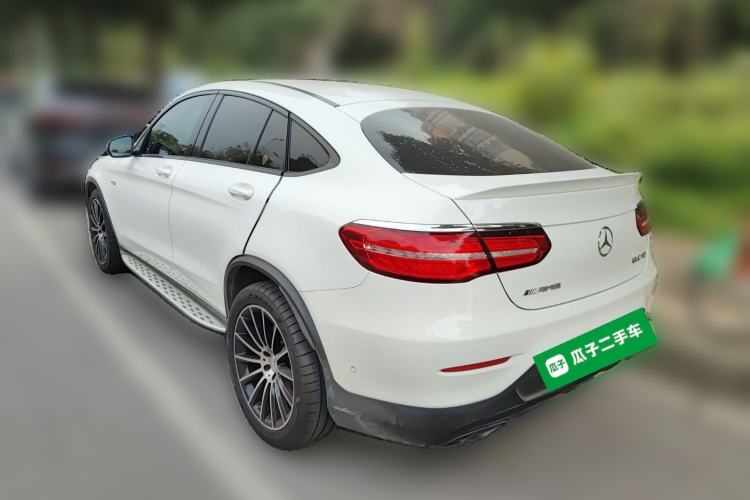 Used Mercedes-Benz GLC Coupe AMG 2017 AMG GLC 43 4MATIC Coupe SUV Rear Left 45 Deg
