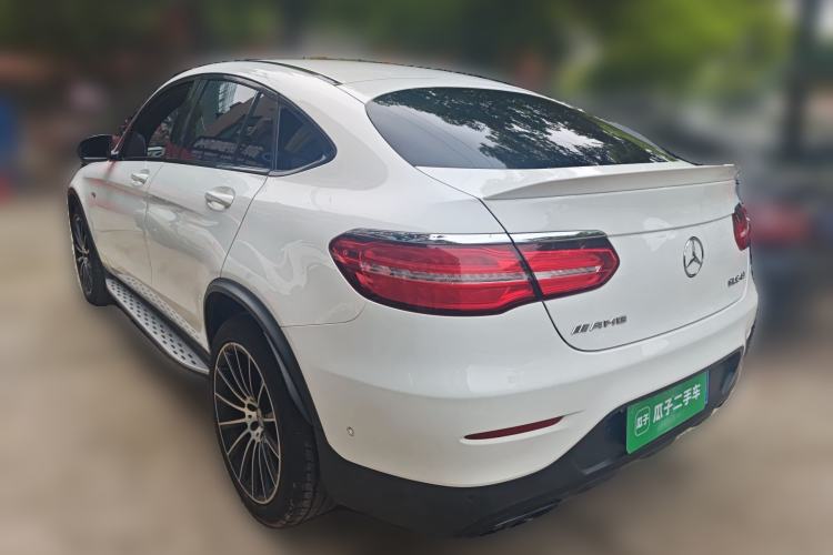 Used Mercedes-Benz GLC Coupe AMG 2017 AMG GLC 43 4MATIC Coupe SUV Rear Left 45 Deg