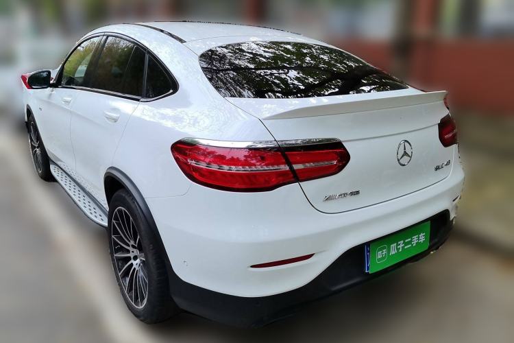 Used Mercedes-Benz GLC Coupe AMG 2017 AMG GLC 43 4MATIC Coupe SUV Rear Left 45 Deg