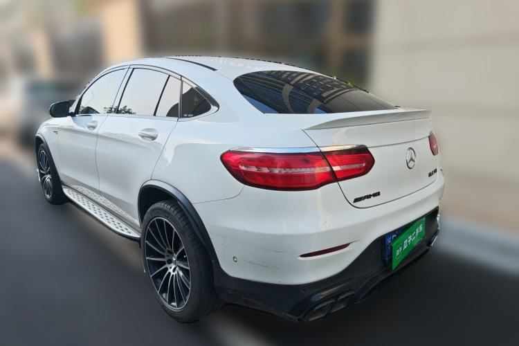 Used Mercedes-Benz GLC Coupe AMG 2017 AMG GLC 43 4MATIC Coupe SUV Rear Left 45 Deg