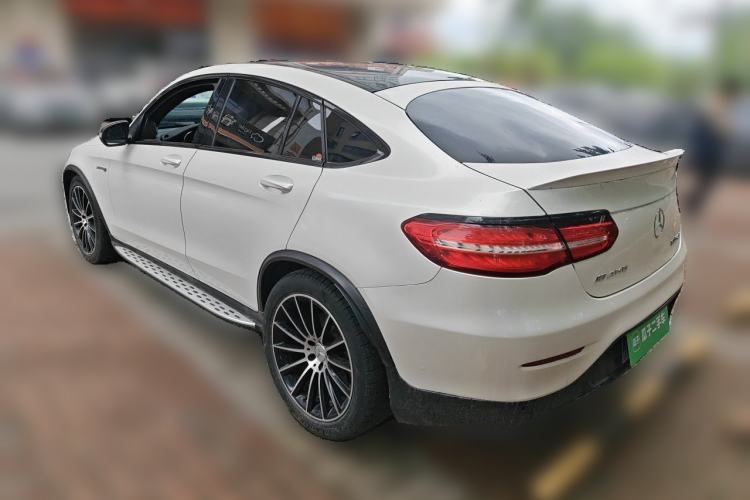 Used Mercedes-Benz GLC Coupe AMG 2017 AMG GLC 43 4MATIC Coupe SUV Rear Left 45 Deg