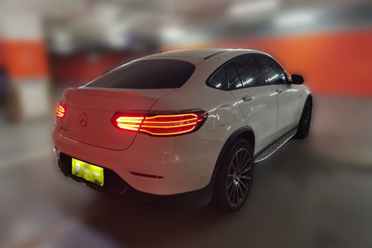 Used Mercedes-Benz GLC Coupe AMG 2017 AMG GLC 43 4MATIC Coupe SUV Rear Right 45 Deg