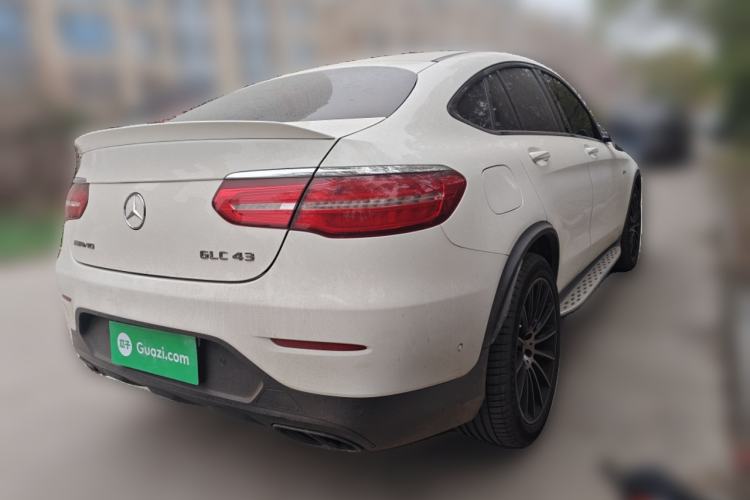 Used Mercedes-Benz GLC Coupe AMG 2017 AMG GLC 43 4MATIC Coupe SUV Rear Right 45 Deg
