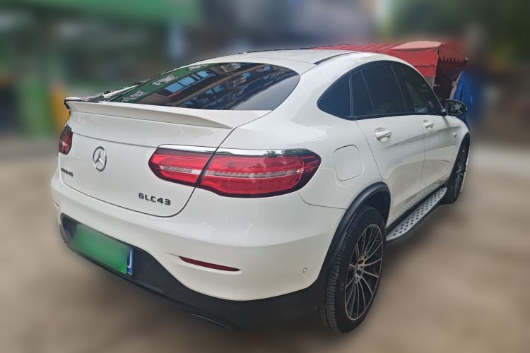 Used Mercedes-Benz GLC Coupe AMG 2017 AMG GLC 43 4MATIC Coupe SUV Rear Right 45 Deg