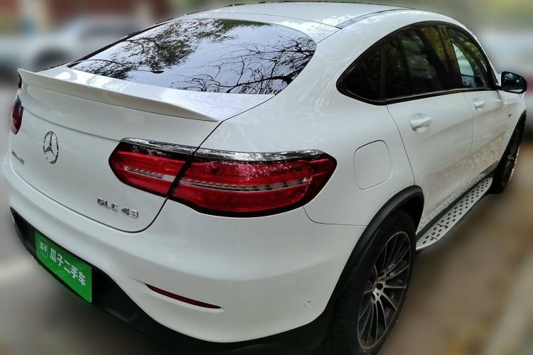 Used Mercedes-Benz GLC Coupe AMG 2017 AMG GLC 43 4MATIC Coupe SUV Rear Right 45 Deg