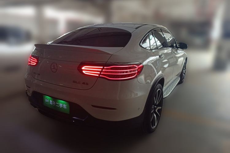 Used Mercedes-Benz GLC Coupe AMG 2017 AMG GLC 43 4MATIC Coupe SUV Special Edition Rear Right 45 Deg