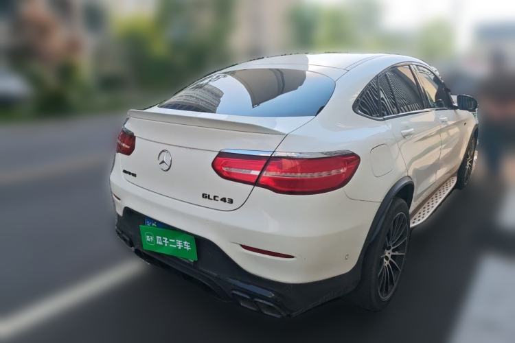 Used Mercedes-Benz GLC Coupe AMG 2017 AMG GLC 43 4MATIC Coupe SUV Rear Right 45 Deg