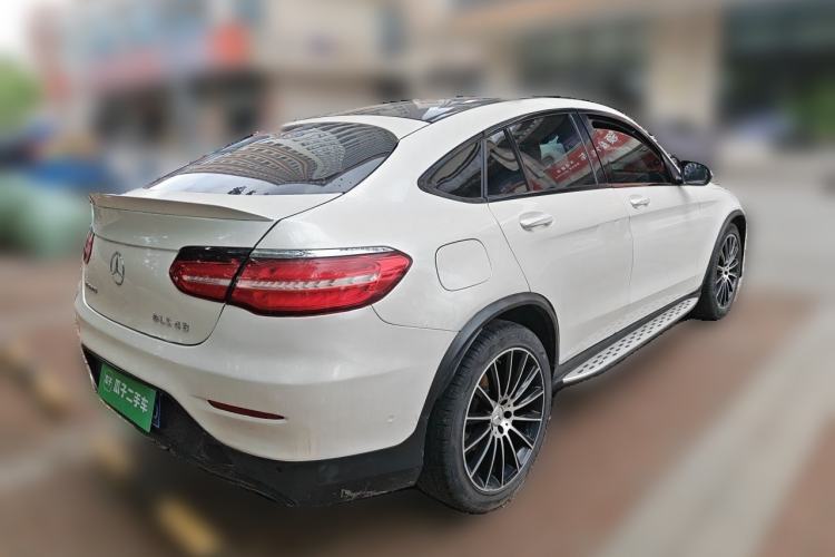 Used Mercedes-Benz GLC Coupe AMG 2017 AMG GLC 43 4MATIC Coupe SUV Rear Right 45 Deg