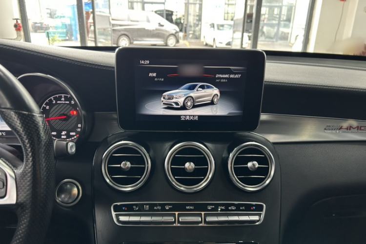 Used Mercedes-Benz GLC Coupe AMG 2018 AMG GLC 63 4MATIC+ Coupe SUV Audio And AC Panel