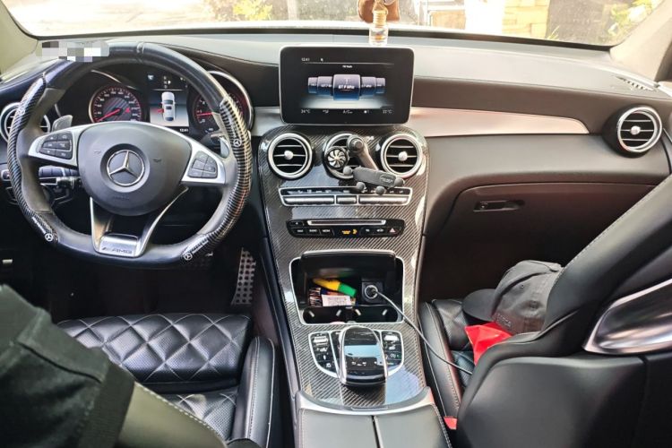 Used Mercedes-Benz GLC Coupe AMG 2018 AMG GLC 63 S 4MATIC+ Coupe SUV Center Console