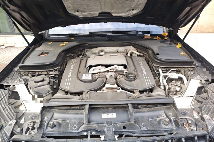 Used Mercedes-Benz GLC Coupe AMG 2018 AMG GLC 63 S 4MATIC+ Coupe SUV Engine Bay