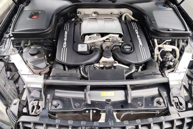 Used Mercedes-Benz GLC Coupe AMG 2018 AMG GLC 63 4MATIC+ Coupe SUV Engine Bay