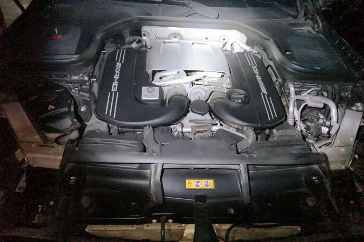 Used Mercedes-Benz GLC Coupe AMG 2018 AMG GLC 63 4MATIC+ Coupe SUV Engine Bay