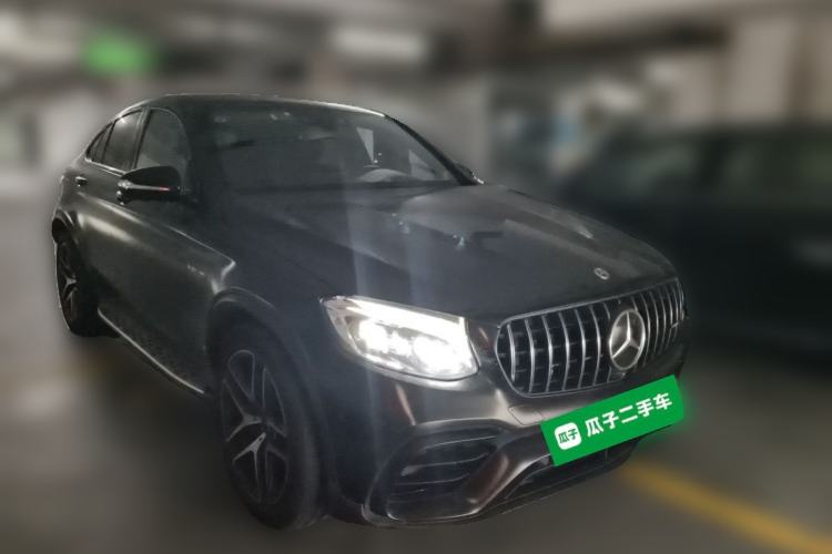 Used Mercedes-Benz GLC Coupe AMG 2018 AMG GLC 63 4MATIC+ Coupe SUV Front Right 45 Deg