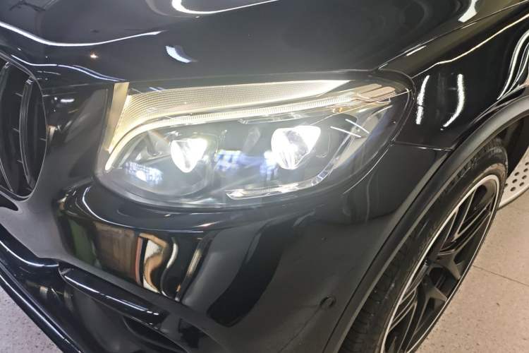 Used Mercedes-Benz GLC Coupe AMG 2018 AMG GLC 63 4MATIC+ Coupe SUV Left Front Headlight