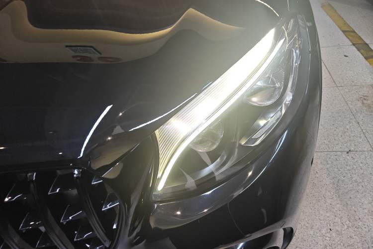 Used Mercedes-Benz GLC Coupe AMG 2018 AMG GLC 63 4MATIC+ Coupe SUV Left Front Headlight