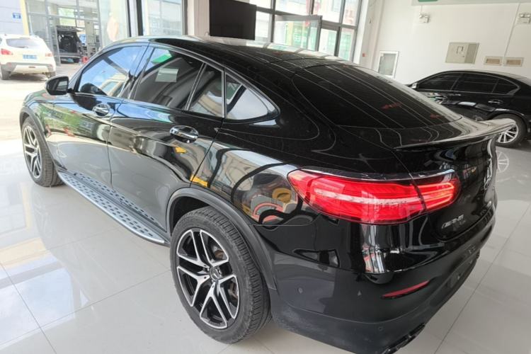 Used Mercedes-Benz GLC Coupe AMG 2018 AMG GLC 63 4MATIC+ Coupe SUV Rear Left 45 Deg