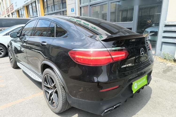 Used Mercedes-Benz GLC Coupe AMG 2018 AMG GLC 63 4MATIC+ Coupe SUV Rear Left 45 Deg