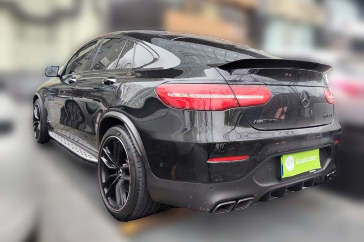 Used Mercedes-Benz GLC Coupe AMG 2018 AMG GLC 63 4MATIC+ Coupe SUV Rear Left 45 Deg