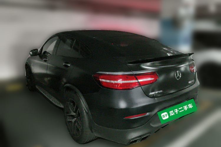 Used Mercedes-Benz GLC Coupe AMG 2018 AMG GLC 63 4MATIC+ Coupe SUV Rear Left 45 Deg