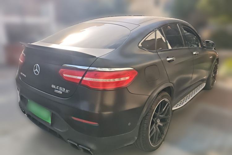 Used Mercedes-Benz GLC Coupe AMG 2018 AMG GLC 63 S 4MATIC+ Coupe SUV Rear Right 45 Deg