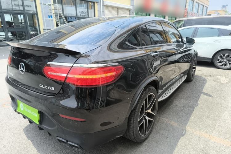 Used Mercedes-Benz GLC Coupe AMG 2018 AMG GLC 63 4MATIC+ Coupe SUV Rear Right 45 Deg