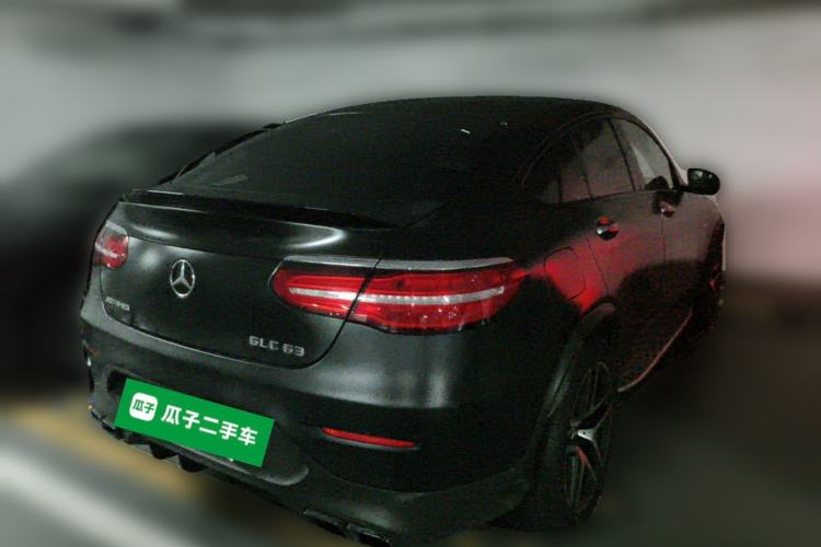Used Mercedes-Benz GLC Coupe AMG 2018 AMG GLC 63 4MATIC+ Coupe SUV Rear Right 45 Deg