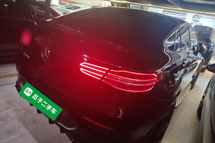 Used Mercedes-Benz GLC Coupe AMG 2018 AMG GLC 63 4MATIC+ Coupe SUV Rear Right 45 Deg