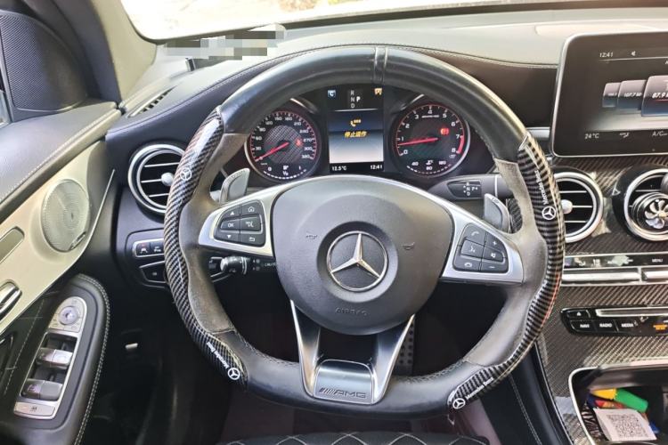 Used Mercedes-Benz GLC Coupe AMG 2018 AMG GLC 63 S 4MATIC+ Coupe SUV Steering Wheel
