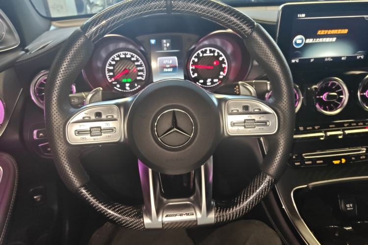 Used Mercedes-Benz GLC Coupe AMG 2018 AMG GLC 63 4MATIC+ Coupe SUV Steering Wheel