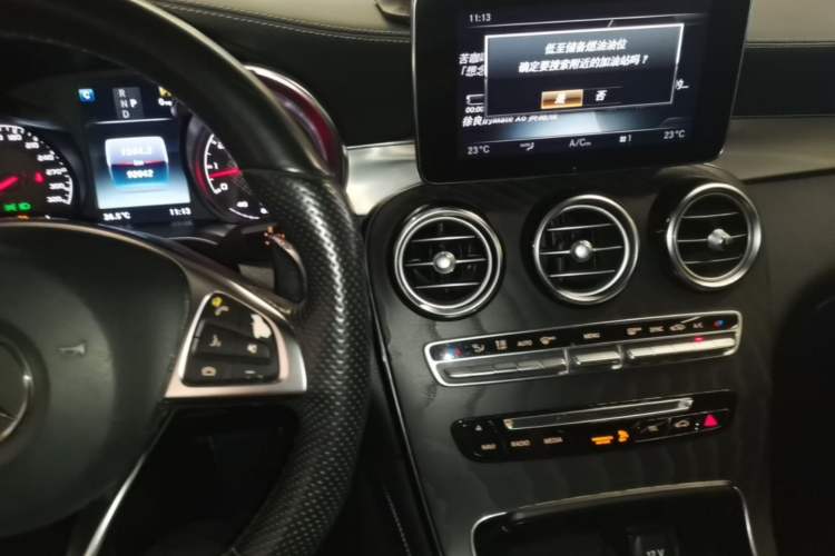 Used Mercedes-Benz GLC Coupe AMG 2018 AMG GLC 63 4MATIC+ Coupe SUV Audio And AC Panel